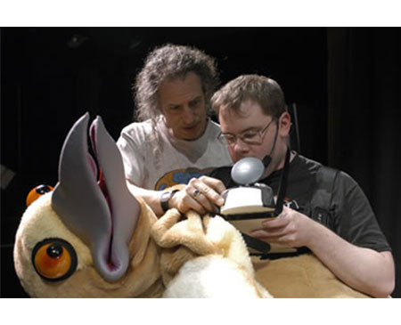 Martin P. Robinson puppet designs for Pigeon Holed