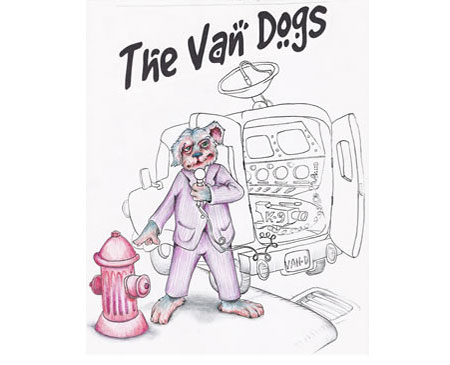 Martin P. Robinson illustrations for Van Dogs